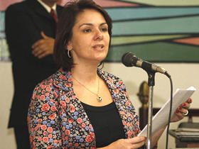 Procuradora Geral do Municpio, Ana Christina da Costa. Imagem de arquivo.