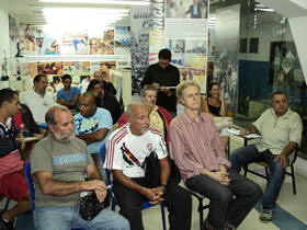 Reunio realizada no Museu do Esporte, no Ginsio Pedro.