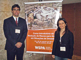 Andr Vianna e Carla Moura do UNIFESO - Foto: UNIFESO