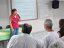 Luciana Borges, Subsecretria de Sade, fala sobre as principais realizaes da Secretaria de Sade - Foto: Roberto Ferreira