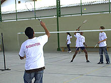 Badminton no Colgio Helena de Paula Tavares - Foto: Roberto Ferreira