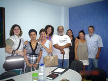 Equipe do UNIFESO e Pres. da AMAFASB, Sr. Ricardo Ferreira - Foto: Arquivo / AMAFASB