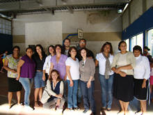 Equipe de profissionais da Escola Municipal Irene SantAnna do Valle - Foto: Cludio Furtado