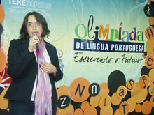 Secretria de Educao Magali Tayt-Sohn enfatiza a importncia da palavra - Foto: Marcelo Ferreira