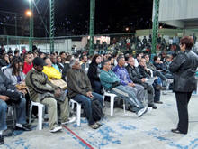Cerca de 200 moradores participam da plenria do OP em So Pedro - Foto: Roberto Ferreira