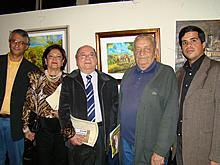 Mrcio de Paula, Edith Sidi, Israel Sartini, Alexander Robin e Marcos Monteiro - Foto: Cludio Furtado