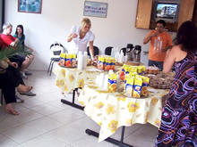 Caf da Manh foi servido aos pais - Foto: Karlany Soares