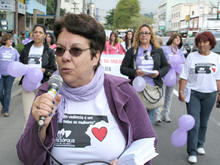 Secretria Norma Suely alerta sobre a importncia de denunciar os crimes praticados contra as mulheres - Foto: Marco Esteves