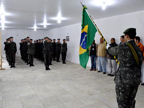 Atiradores fazem o Juramento do Soldado - Foto: Marco Esteves