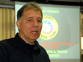 Secretrio de Defesa Civil, coronel Roberto Silva - foto: Jeferson Hermida