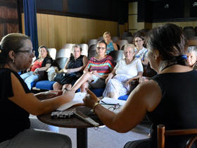 Conselheiras trabalham na formao do novo Conselho - Foto: Roberto Ferreira