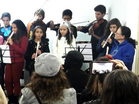 Alunos da Escola Municipal de Música - foto: PMT
