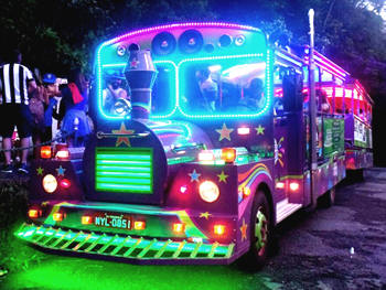 Trenzinho iluminado de Natal de Teresópolis - Foto: AsCom PMT