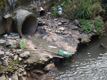 Falta de saneamento básico em Teresópolis - Foto de arquivo