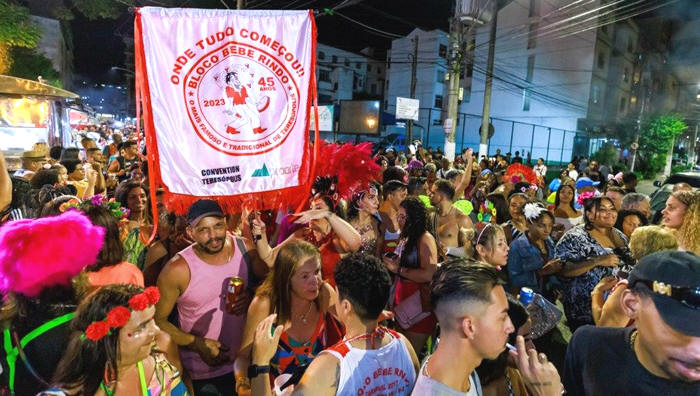 Bloco Bebe Rindo no Carnaval 2023 - Foto: AsCom PMT