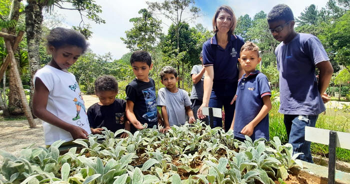 visitas e atividades guiadas na sede Santa Rita do Parque Natural Municipal Montanhas  - Foto: AsCom PMT