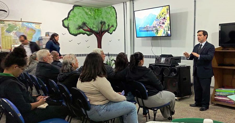 A reunião contou com a participação do juiz federal Caio Taranto - Foto: PMT