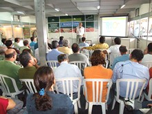 Palestra do Simp�sio no segundo dia de evento - Clique para ampliar - Foto: Portal Ter�