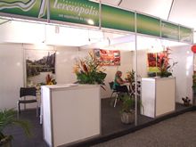 Stand da Sec. de Turismo de Teresópolis - Clique para ampliar - Foto: Portal Terê