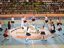 Espet�culo �Bai�o Destemperado�, com o grupo Barbatuques, da Escola Municipal Sakur� - Clique para ampliar - Foto: Wilson Lopes