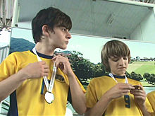 Entrega de medalhas - Handebol Masc. Sub-14 - Foto: Portal Ter�