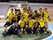 Handebol masculino sub-18 do Colgio So Paulo - Foto: Portal Ter