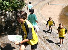 Corrida de orientao no Parque Nacional - Foto: Wilson Lopes