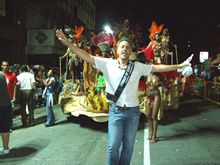Nei Nascimento, carnavalesco da campeã Santa Cecília - Clique para ampliar - Foto: Portal Terê
