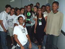 Equipe do CEDAL, que ficou com o primeiro lugar da Categoria I - Clique para ampliar - Foto: Portal Ter