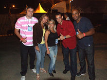 Na organizao: Rodrigo, Gabrielle, Caroline, Risso e Alex - Clique para ampliar - Foto: Portal Ter