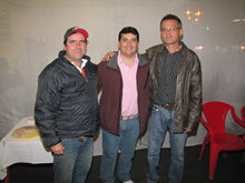 Secretrio de Servios Pblicos Luiz Antonio, Sec. de Planejamento Jos Alexandre e Sec. de Agricultura Fernando Mendes