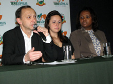 Sec. Nassouh Ejje, Gerente do Sebrae/RJ Jaqueline Baptista e coordenadora do Sebrae/RJ Margareth Kelly - Clique para ampliar - Foto: Portal Ter