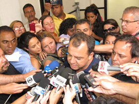 Governador fala à imprensa - Foto: Portal Terê