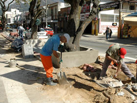 As obras de urbanizao e revitalizao das avenidas Lcio Meira e Feliciano Sodr - Foto: Marco Esteves