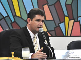 Vereador Arlei - Foto de arquivo - Roberto Ferreira