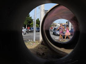 Manilhas de esgoto - Foto ilustrativa