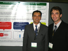 Wolney Martins e Thyago Furquim: professor e aluno do UNIFESO no maior Congresso de Insuficincia Cardaca do mundo - Foto: UNIFESO