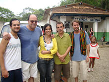 O historiador Marcos Lopes, subsecretrio de Cultura, Ronaldo Fialho, professora Adalgisa de Carvalho, secretrio de Cultura, Wanderley Peres, e professor Ayrton Rebello - Foto: Cludio Furtado