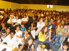 Pblico lotou o auditrio - Foto: Marcelo Ferreira