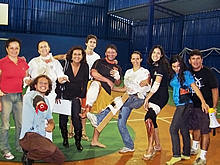 Equipe de "vtimas", sob comando de Adriano Ramires - Foto: Karlany Soares