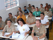 Guardas Municipais em curso de aperfeioamento - Foto: Arquivo