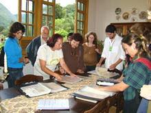 Durante a estada em Terespolis, o grupo visitou o Sobrado Histrico Jos Francisco Lippi, em Venda Nova - Foto: Cludio Furtado