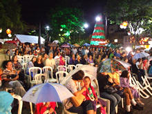 Maior parte dos eventos acontece na Praça Baltazar da Silveira - Foto: Portal Terê