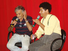 O poeta Vidocq Casas participa do bate-papo cultural - Foto: Asses. de Comunicao