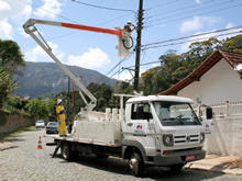 Prefeitura j recomps 1.200 pontos de luz na cidade - Foto: Marco Esteves
