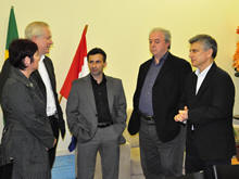 Oficializando a candidatura de Terespolis a sede do Salo Estadual de Turismo 2011: Luiza Mota (TC&VB), Paulo Senise (FC&VB-RJ), Secretrio de Turismo Michel Al Odeh, Nilo Srgio Felix (TurisRio) e Prefeito Jorge Mario - Foto: Roberto Ferreira