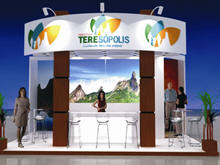 Estande de Terespolis que estar no evento