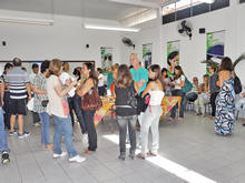 Recepo aos Pais: lanche variado, atividades e professores para tirar dvidas - Foto: Luis Filippe Ullmann/UNIFESO