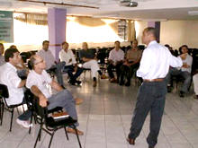 Secretrio de Segurana Pblica, Laet Moutinho, explica como ser o funcionamento do GGI-M - Foto: AsCom