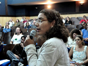 Geóloga Ingrid Lima, do Serviço Geológico do Estado do Rio de Janeiro - Foto: Roberto Ferreira